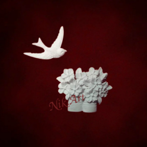 Πολυεστερικό αντικείμενο  6×4,5cm  2τεμ- PL4258