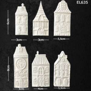 Ελαστικό στοιχείο 8x4cm Σετ 6τεμάχια- EL635