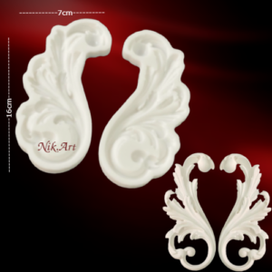 Καλούπι σιλικόνης Nik-Art 7x16cm 2τεμ.  KA1371