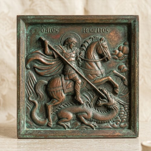 Καλούπι Σιλικόνης Άγιος Γεώργιος 15x15x2cm-NikArt Premium | SM4193 - Image 4