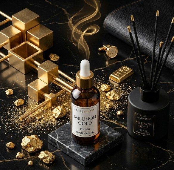 Άρωμα για κερί & reed diffuser MILLION GOLD** 16721/34 Millinon Gold: Η Χρυσή Πινελιά στην Αρωματοποιία Χώρου