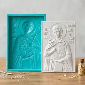 Καλούπι Σιλικόνης Αγιος Ιωάννης ο Ρώσος 13x17cm-NikArt Premium